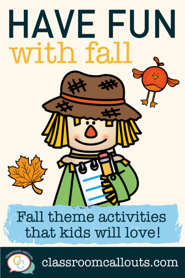 Fun Fall Teaching Resources - Classroom Callouts