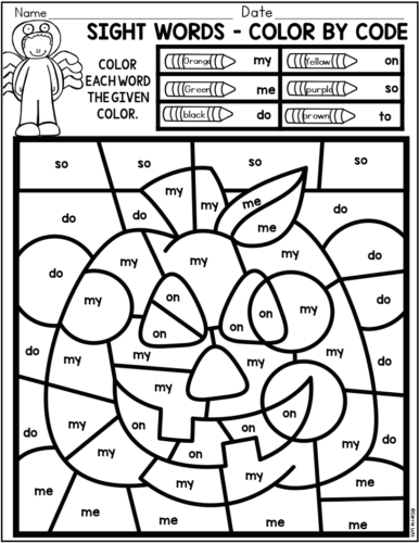 Fall theme coloring activity teaching resource